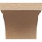 Ekena Millwork 6in. W x 6in. H x 16in. L Huntington Woodgrain TimberThane Rafter Tail, Primed Tan RFTUR06X06X16HUNRCPR - alternate 3